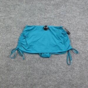Victoria's Secret Swim Skirt Bottom Womens M Blue Adjustable Lined 27x9* NWT